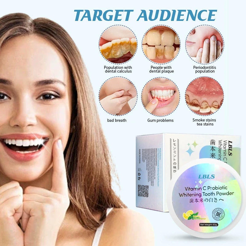 LBLS Vitamin C Probiotic Brightening Tooth Powder