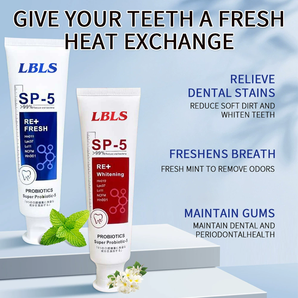 LBLS Probiotic Toothpaste (Red & White)