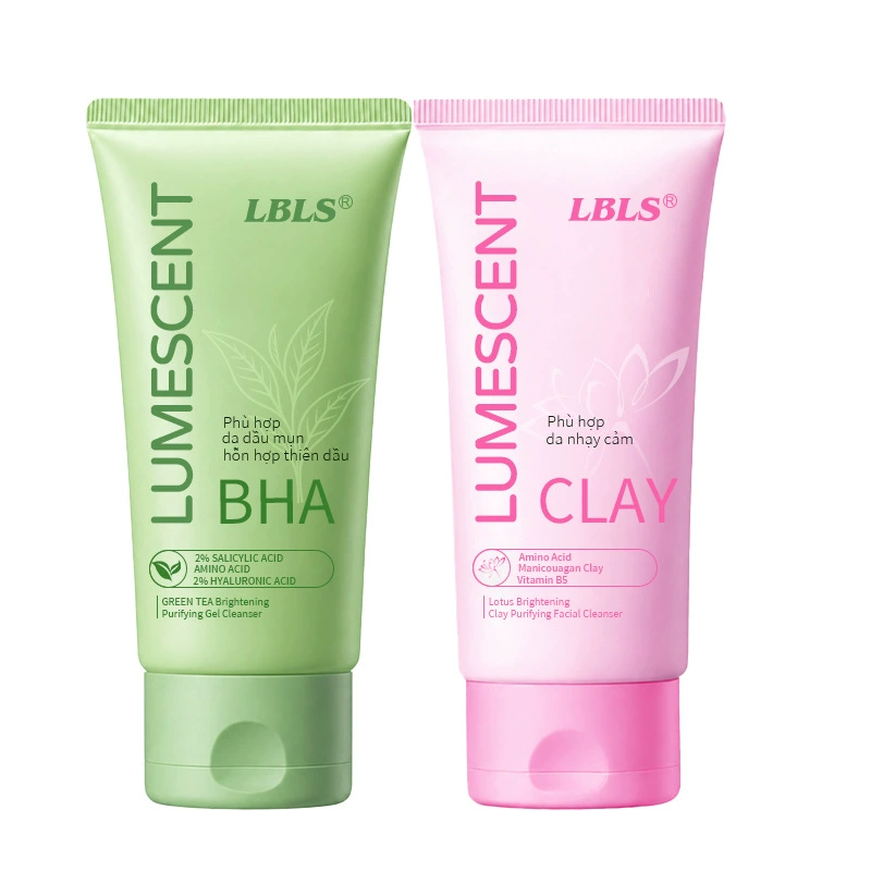 LBLS Lotus Brightening Clay Purifying Facial Cleanser (Pink)